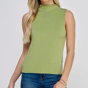 ShopEvelynne Olive Green Tank Top